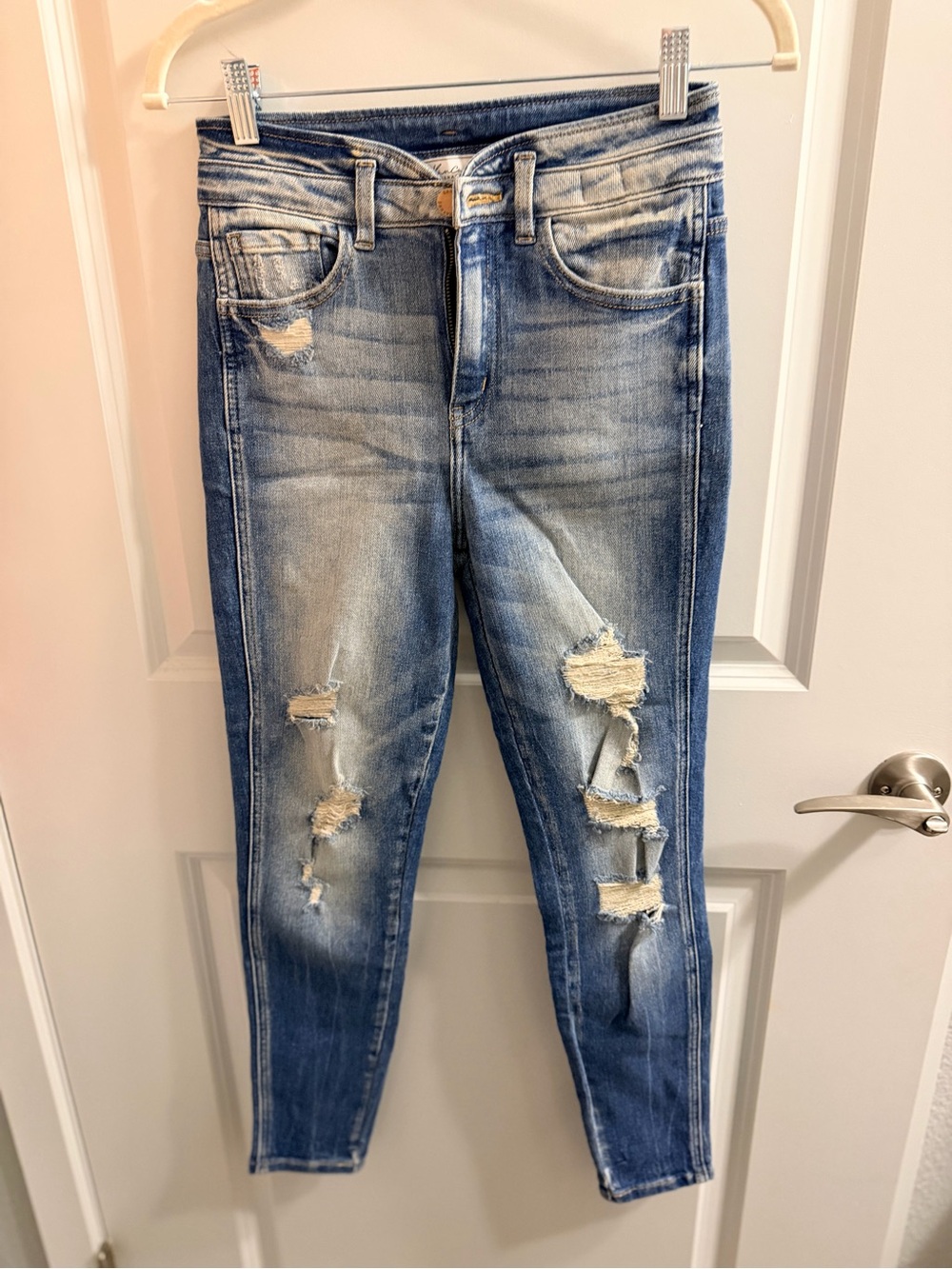 KanCan Light Blue Ripped Skinny Jeans